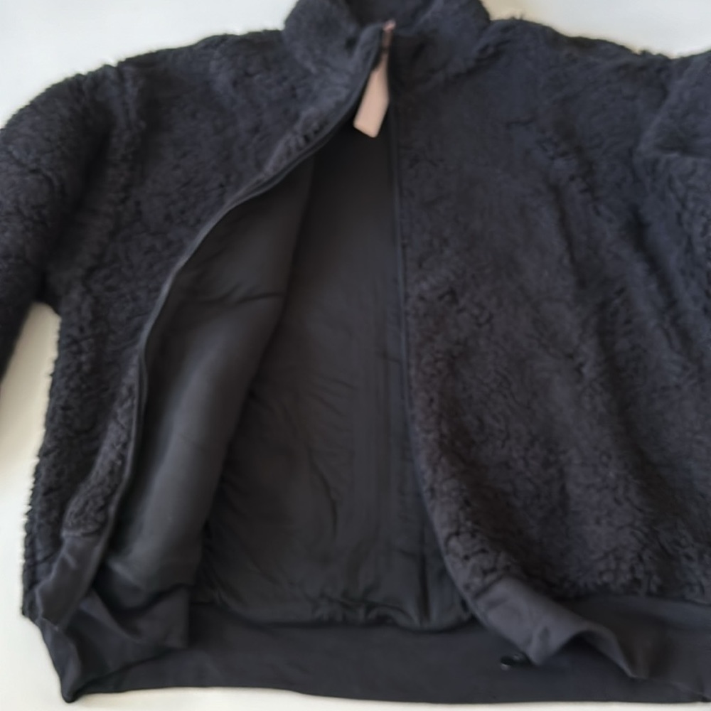 VICTORIA'S SECRET Cozy Fleece Full-Zip Mock Neck Jacket Size L - Picture 9 of 12